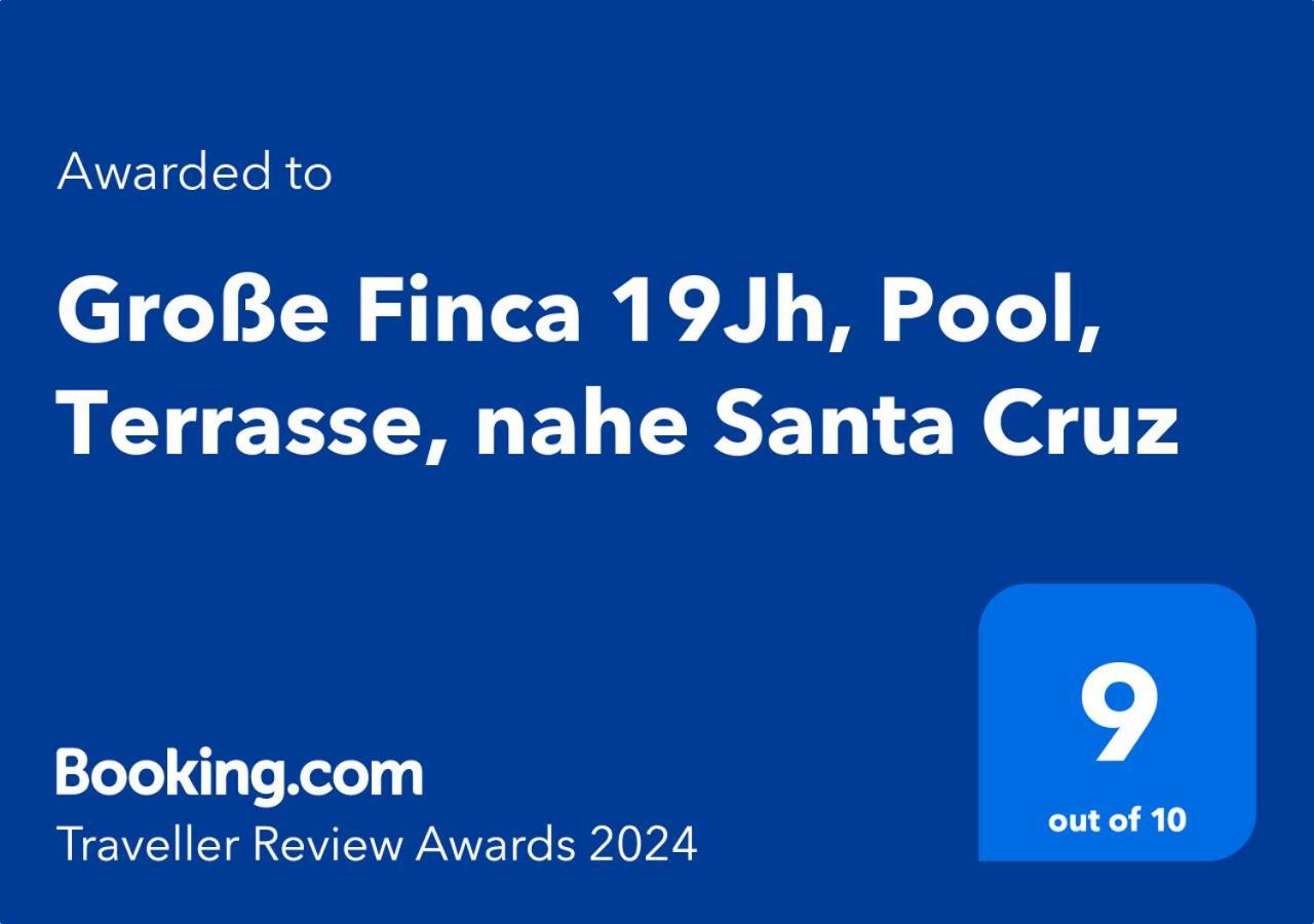 Grosse Finca 19Jh, Pool, Terrasse, Nahe Santa Cruz Santa Cruz de la Palma  Dış mekan fotoğraf